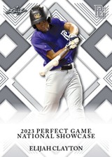 Elijah Clayton 10-Count Lot 2023 Leaf Perfect Game Nike All-American Rookie