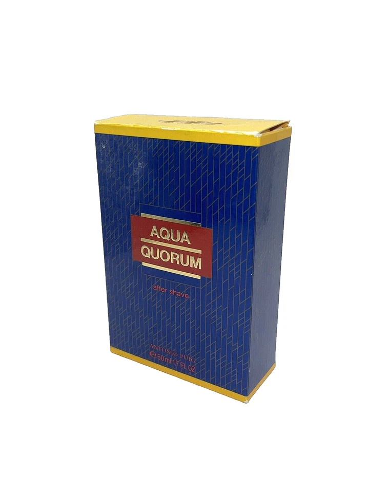 AQUA QUORUM por Antonio Puig 1,7 OZ para después del afeitado en caja al por menor Foto 3 de 4