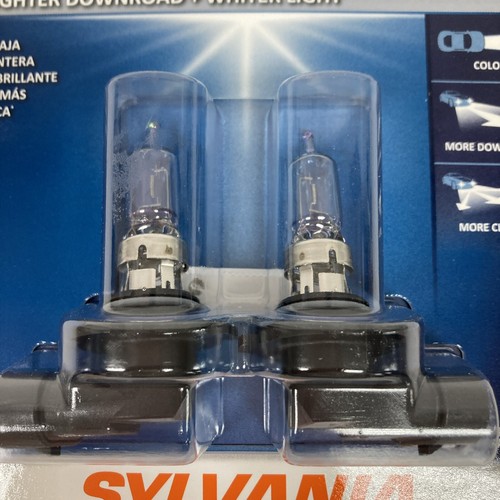 Paquete de 2 lámparas halógenas Sylvania Silverstar 9005 12 V 65 W legales para carretera blancas brillantes - Imagen 2 de 4