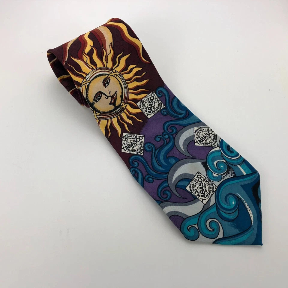 Tabasco Multicolor Sun Floral Tobasco  58 x 3.75 Mens Tie - Image 2 of 4