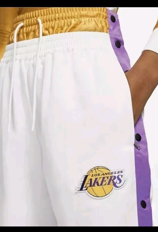 Nike AMBUSH Lakers パンツ　新品 NWT Nike x Ambush NBA collection Lakers Tearaway Pants size