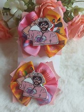 Hair Bows Set Bad Bunny