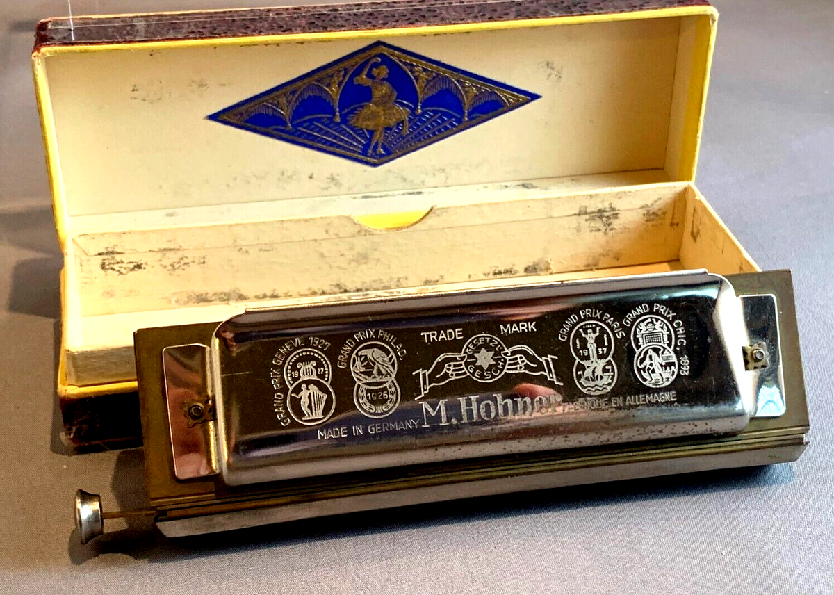 Chromonica #260 Pre-WWII Chromatic Harmonica Key of C by M