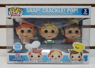 Funko Pop! Ad Icons Rice Krispies: Snap! Crackle! Pop! 3-Pack (Funko Shop LE) #2