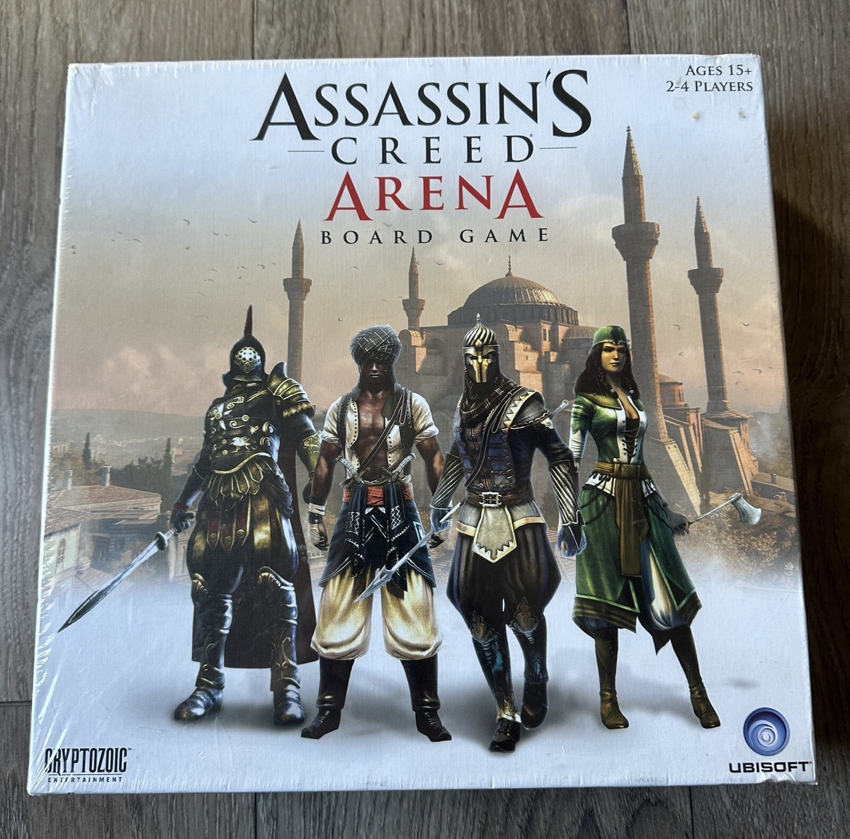 Assassin's Creed Arena Board Game Cryptozoic Ages 15+ NEW SEALED Game Pieces
