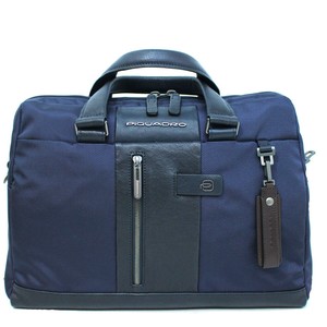 De Ca4440br Leder Aktentasche Blau und New Slip Frau Stoff blu Mann Piquadro CPxXqznwq