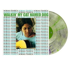 Norma Tanega Walkin' My Cat Clear w/ Green & Purple Swirl Vinyl LP