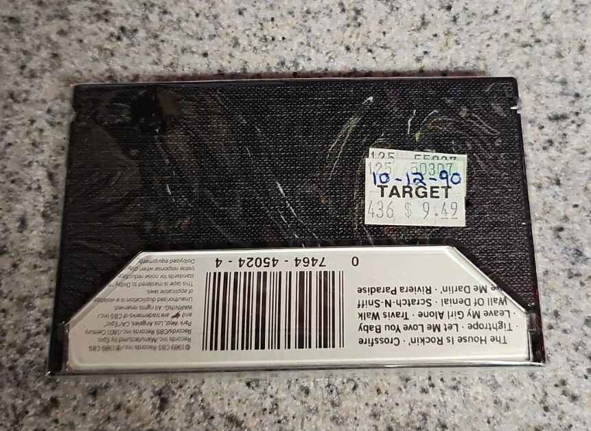 Stevie Ray Vaughn And Double Trouble - In Step Cassette SEALED w/ Hype Sticker - Image 3 of 4