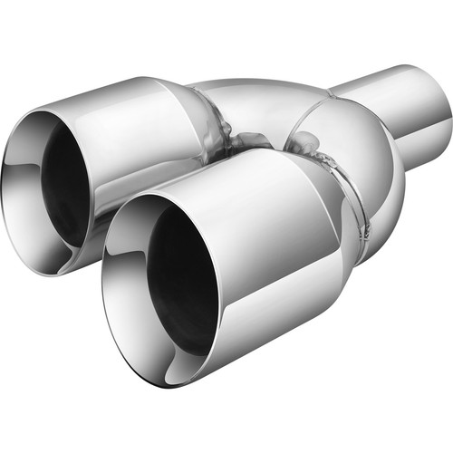 For 5-Series G30 530i 540i 550i 2.5" to 3.5" Dual Exhaust Quad Tip Double Wall - Picture 10 of 14