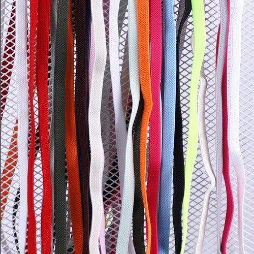 Adults Kids Flat No Tie Shoe Laces Lock Elastic Shoelaces Lazy Laces Sneakers - Imagen 3 de 29