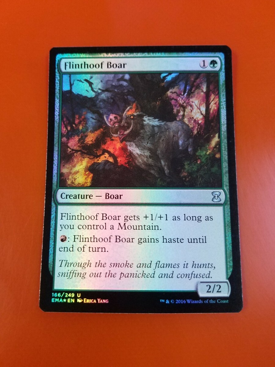 Flint 1st Edition Spell レリーフ ワンオーナー 1x Flinthoof Boar | FOIL | Eternal Masters | MTG Magic Cards | eBay