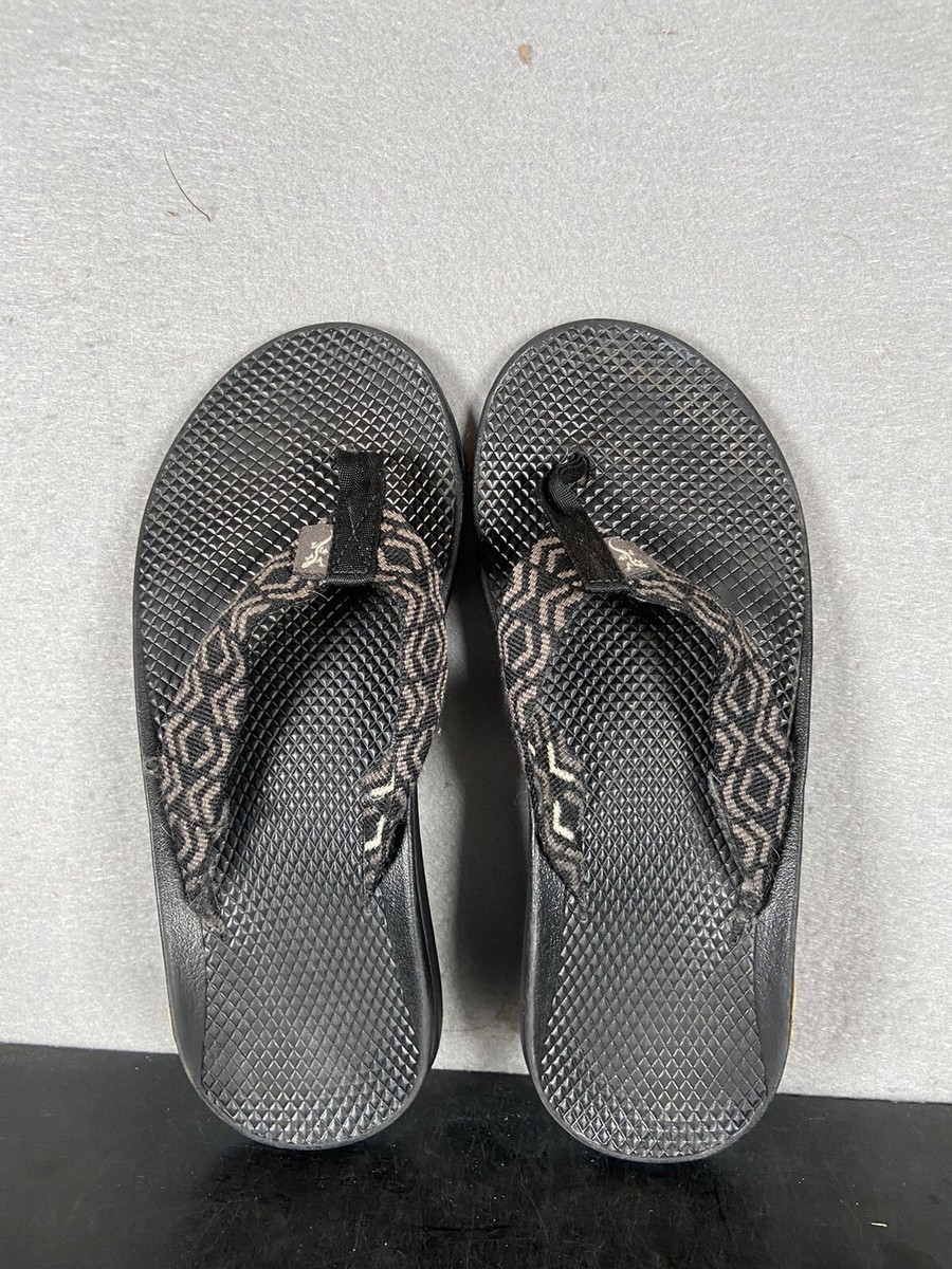 Chaco Mens Ecotread Flip Flop Thong Sandals Black Slip On Beach