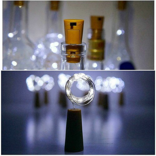 10X 20LED Fairy Light Wine Bottle String Light Cork Copper Wire Xmas Party Decor - Picture 14 of 18