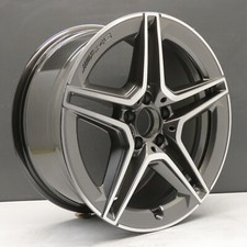 MERCEDES C CLASS W205 18" AMG ALLOY WHEEL RIM GREY CUT REAR 8.5J GENUINE X1