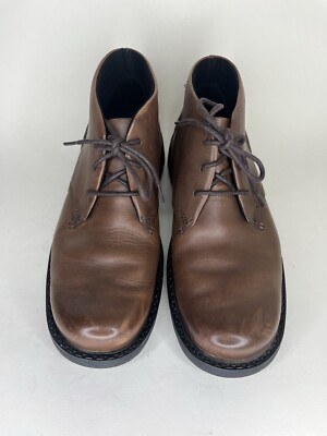 Clarks Ankle Boots Men Size 8M Brown Leather Lace Up Ankle  display picture 3