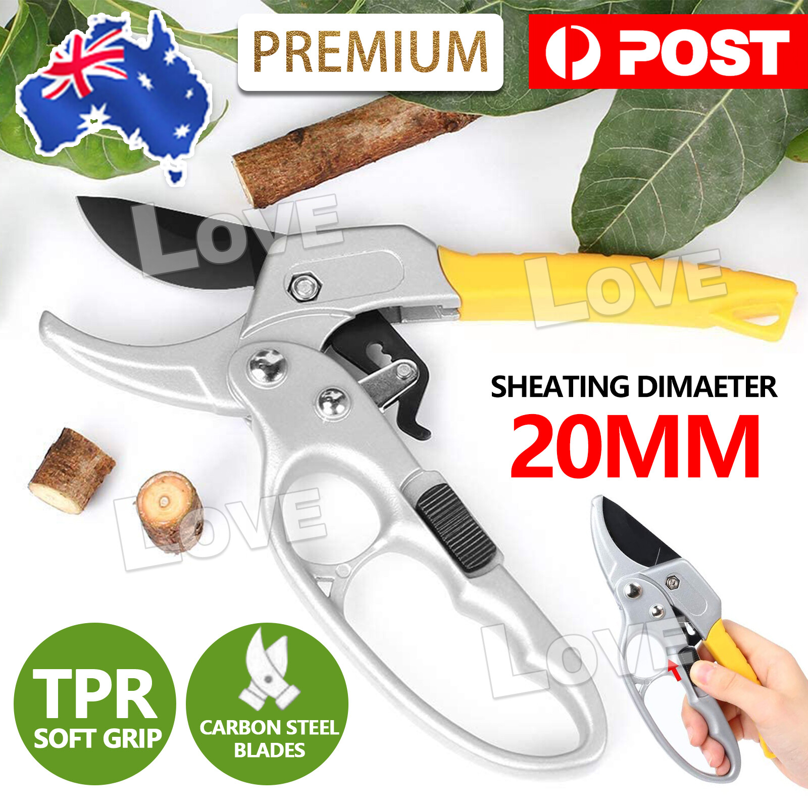 Garden Pruning Shears Plant Flower Scissors Trim Tree Snips Branch
