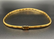 Vintage Brass Heart 28 in. Belt