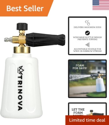 #ad Foam Cannon for Pressure Washer Car Wash Heavy Duty Wide Neck Wide Base $60.99