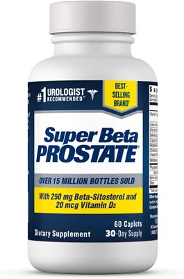 Super Beta Prostate Support Supplement 60 Count Reduce Urinary Urges