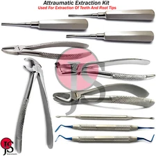 Surgical Tooth Loosening Root Elevator Extraction Forceps Molar Dental Periotome