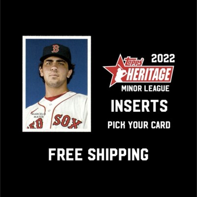 2022 Topps Heritage Minors - Insert Cards - You Pick & Complete Your Set (QTY)