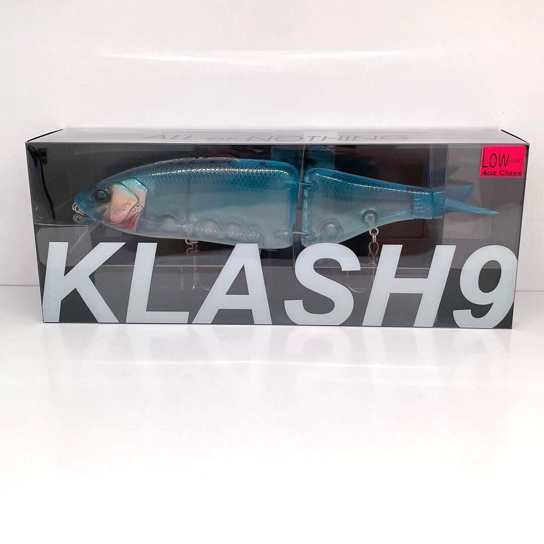 DRT KLASH 9 OUMI Blue Low Floating Lure Fishing Hard Lure Swimbait Glide Bait - Image 2