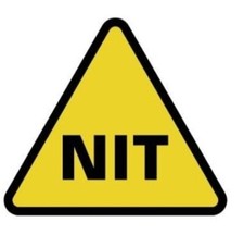 10 NIT BUTTONS Acrylic Poker Button for THE NIT STAND UP GAME OVERSIZED 3INCH