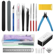 26Pcs Gundam Basic Modeler Tools Craft Repair Kit for Car Model Hobby Building