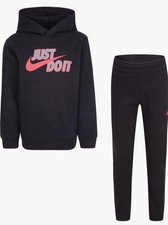 Jordan Little Boys Black 2 Piece Hoodie Set Size 4T 3-4 yrs Brand New   