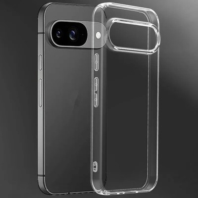 Magnetic, clear TPU silicone soft case for Google Pixel 8 9 10 Pro XL 10Pro 9Pro