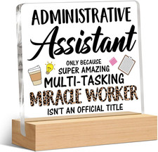 Administrative Assistant Gifts for Women, Admin Assistant Day Gift Admin Day Gif