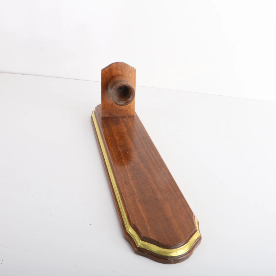 Wall Sconce Candle Holder Votive Cup Brown Wood - Image 4 of 4