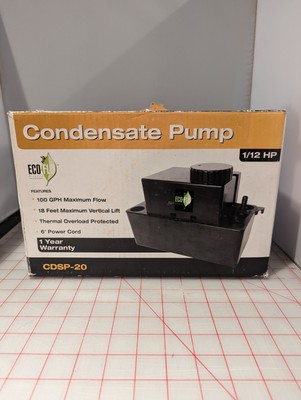 Eco-Flo Condensate Pump 1/12HP 100gph