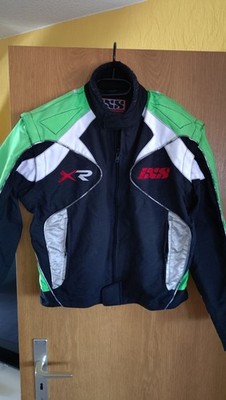 Motorradjacke IXS Grün Schwarz Größe M