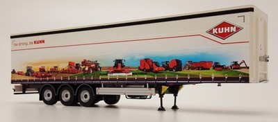 MARGE MODELS, Planenanhänger von KUHN, 1/32, MAR1902-01-05