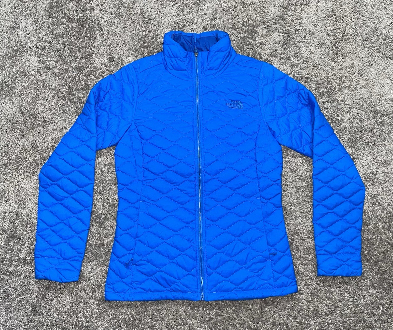 The North Face Purple Blue Quilted Thermoball Shell Jacket - Women’s Small Used