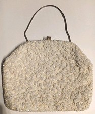 Vintage La Regale Beaded Evening Hand Bag - Hand Made