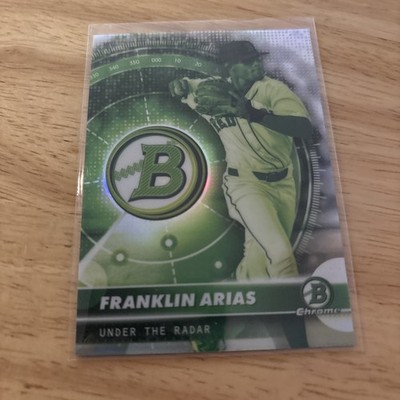 2026 Topps Bowman Franklin Arias Under The Radar Chrome Refractor #UR-5 -Red Sox