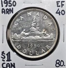 1950 Canada Silver One Dollar - Arnprior