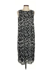 NWT H By Halston Women Black Casual Dress S