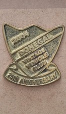 Brass Donegal Vintage Vehicle Club Badge Plaque Irish Classic 2004