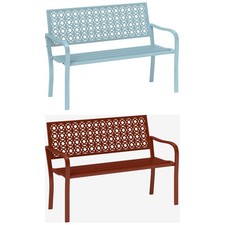 Produktbild - Outsunny 2-Sitzer Gartenbank, wetterfest Sitzbank, Gartenmöbel 240kg Refurbished
