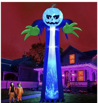 14 Ft. Halloween Pumpkin Ghost Inflatable Decor