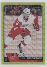 2016-17 O-Pee-Chee Platinum Emerald Surge 8/10 Justin Abdelkader #34 1p3
