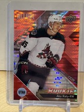 2024-25 Upper Deck Allure Red Rainbow Rookie Aku Raty #147