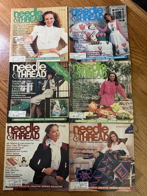 Vintage Needle & Thread Magazines lot of 6 From 1981- 1982