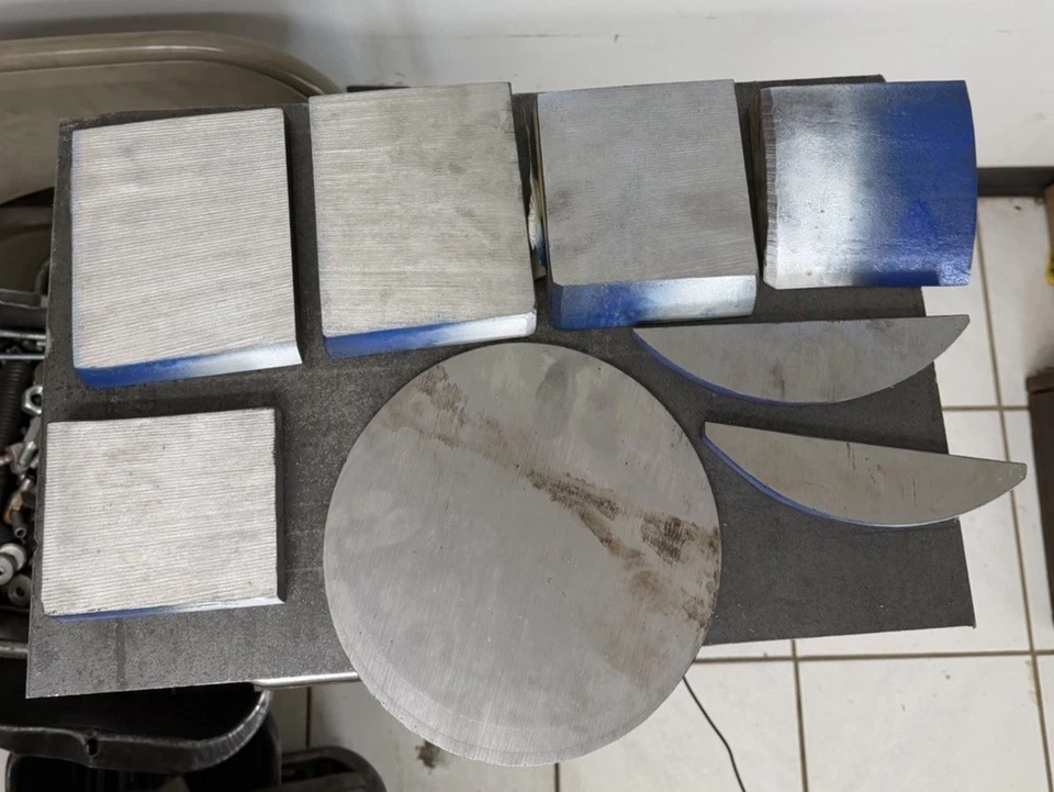 Culata de barra de acero de aleación 8620 - Lote de corte (8 piezas, aproximadamente 39,70 libras) Foto 3 de 4