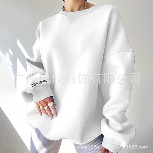 Loose Versatile Sweater Women's Casual Top - Picture 7 of 16