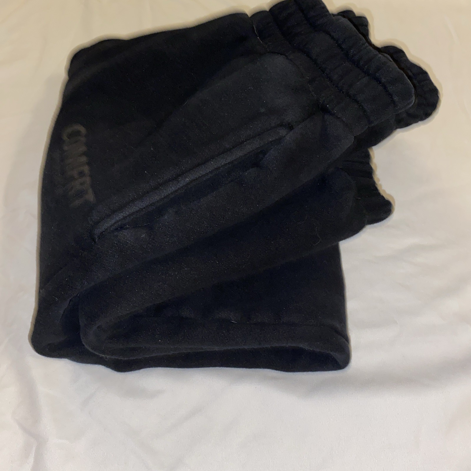 Comfrt Travel Essentials Sweatpants Black Obsidian XL  Cotton Sweats Unisex