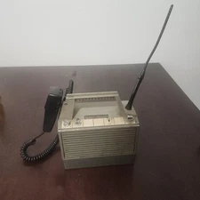 General Electric Porta-Mobile II Lunchbox Radio Charger not Included UNTESTED